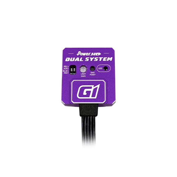 Power HD Aluminum G1 High Stability Gyro for Drift Car (Full Purple) G1-FullPurple