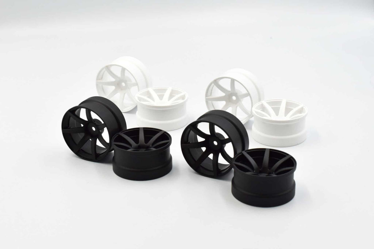Reve D Drift wheel “JD7” Matte white (8mm offset) RW-JD7MW8