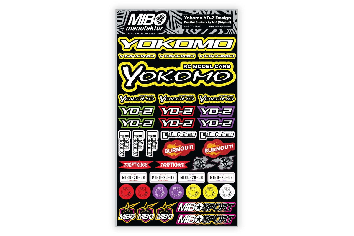Yokomo YD-2 Design Pre-Cut Stickers by MM