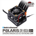 OMG POLARIS 160A D-Run Sensored Brushless ESC with Build-in Bluetooth - OMG-POLARIS DR-160AX4+/BK