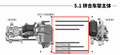 ARKEDGE 5.1 Main Chassis Join Assembly Kit - aepj24x51