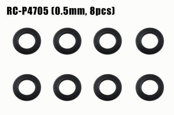 Reve D 0.5mm Precision Duracon Spacer 4x7x0.5mm (8pk) RC-P4705