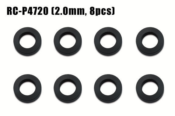 Reve D 2.0mm Precision Duracon Spacer 4x7x2.0mm (8pk) RC-P4720