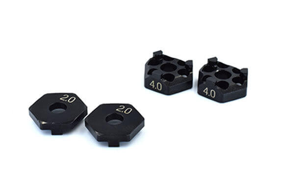 Reve D Brass wheel spacers 4mm (Pair) RD-005S4B