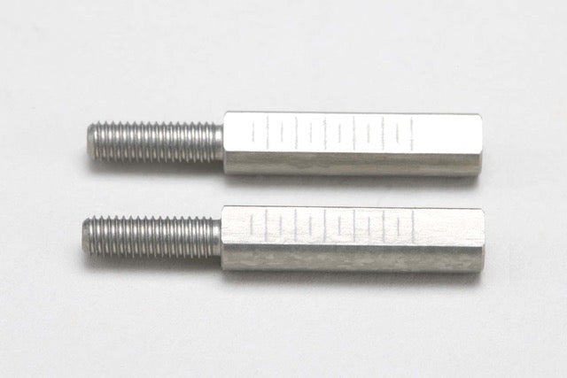 Yokomo RD2.0 Aluminum 4.5x17mm Rod End Adapter (2pcs) RD-008FA17