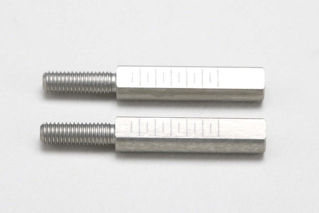 Yokomo RD2.0 Aluminum 4.5x19mm Rod End Adapter (2pcs) RD-008FA19