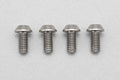 Racing Performer Precision Machined Titanium BH Socket Screw M3×6mm (4pcs) RP-041-06