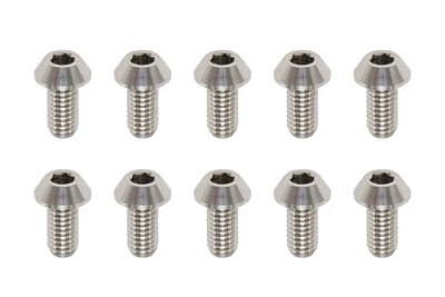 Racing Performer Precision Machined Titanium BH Socket Screw M3×6mm (10pcs) RP-041061