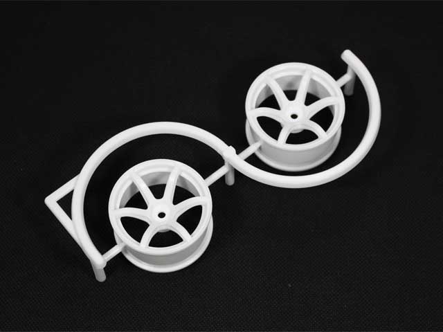 Racing Performer Drift Wheel 6 spoke 02 (6mm Offset·White·2pcs) RP-6213W6A