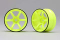 Racing Performer High Traction Drift Wheel (6mm Offset·Yellow·2pcs) RP-6313Y6A