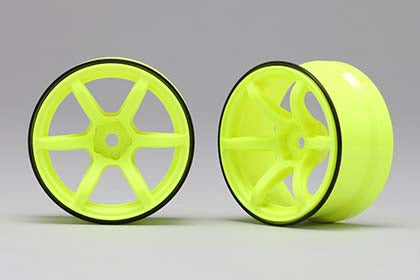Racing Performer High Traction Drift Wheel (6mm Offset·Yellow·2pcs) RP-6313Y6A