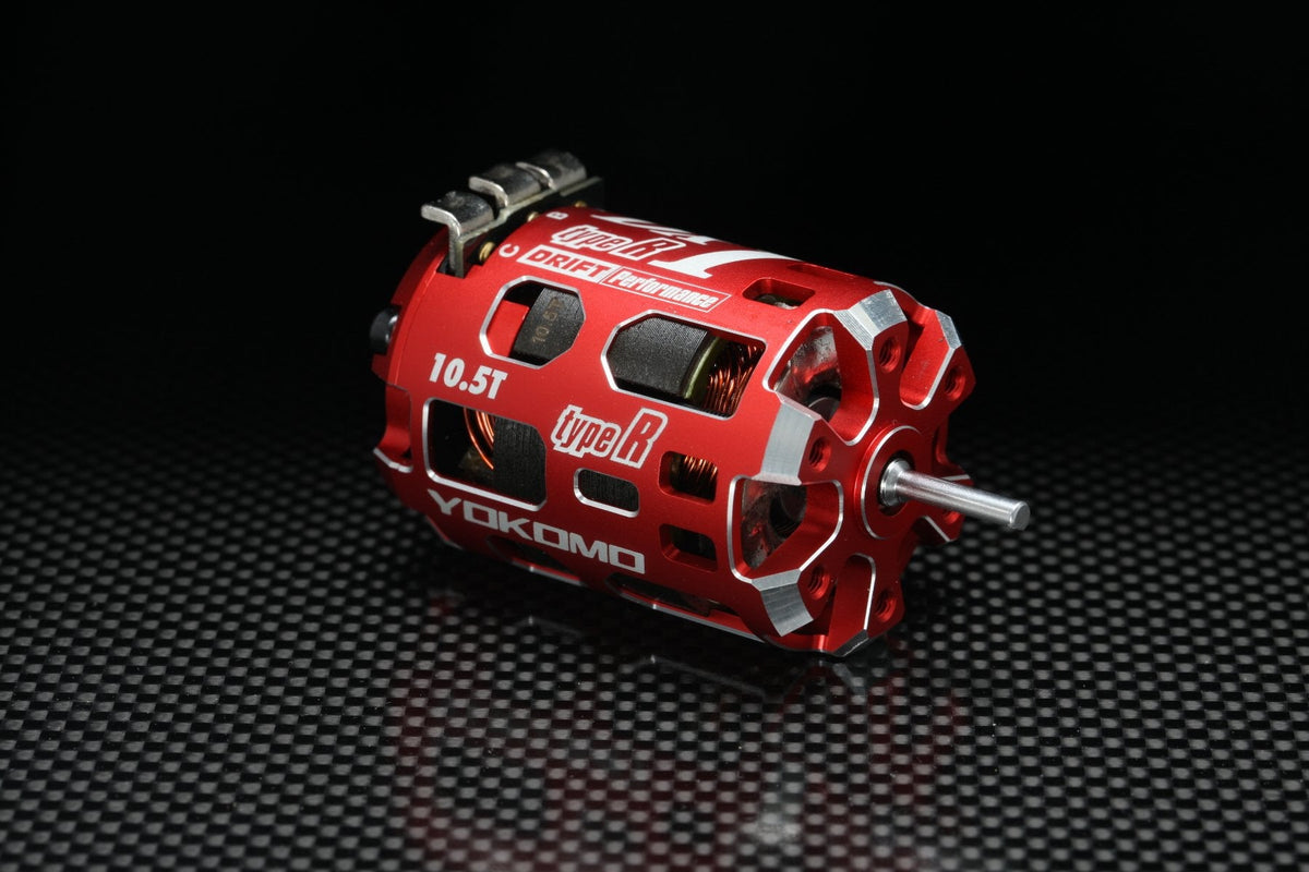Yokomo Racing Performer DX1 Type-R (High Rotation type) Motor 10.5T (Red) RPM-DX105RR