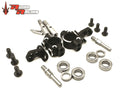 Rhino Racing Shark Steering Knuckle Set (Black) RR-1400B
