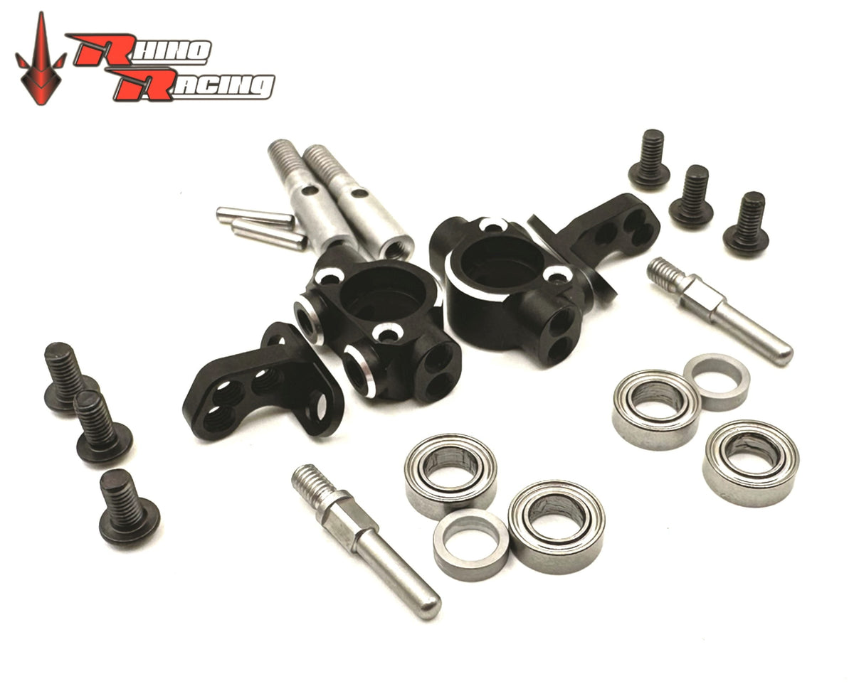 Rhino Racing Shark Steering Knuckle Set (Black) RR-1400B
