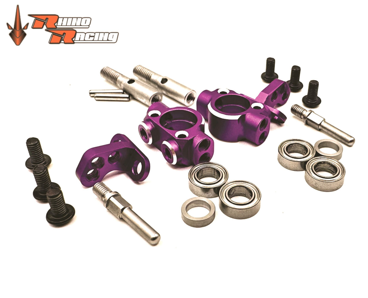 Rhino Racing Shark Steering Knuckle Set (Purple) RR-1400P