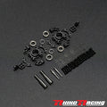 Rhino Racing SR Series Steering Blocks (RWD Knuckles) BLACK - RR-1405B