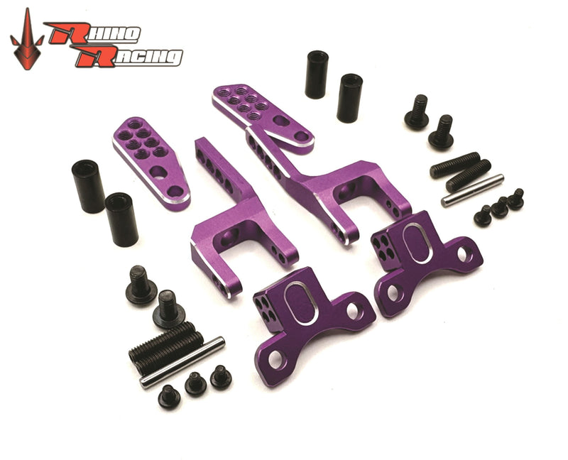 Rhino Racing Shark Rear H Arm Adapter Set (Purple) RR-1600P