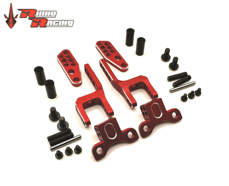 Rhino Racing Shark Rear H Arm Adapter Set (Red) RR-1600R