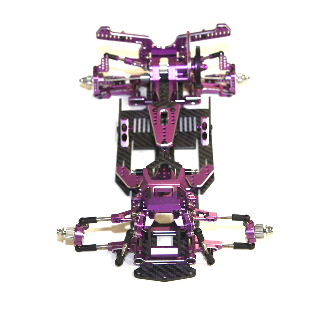 Rhino Racing SHARK FINAL FORM - FACTORY ASSEMBLED CHASSIS KIT (PURPLE) RR-2000P