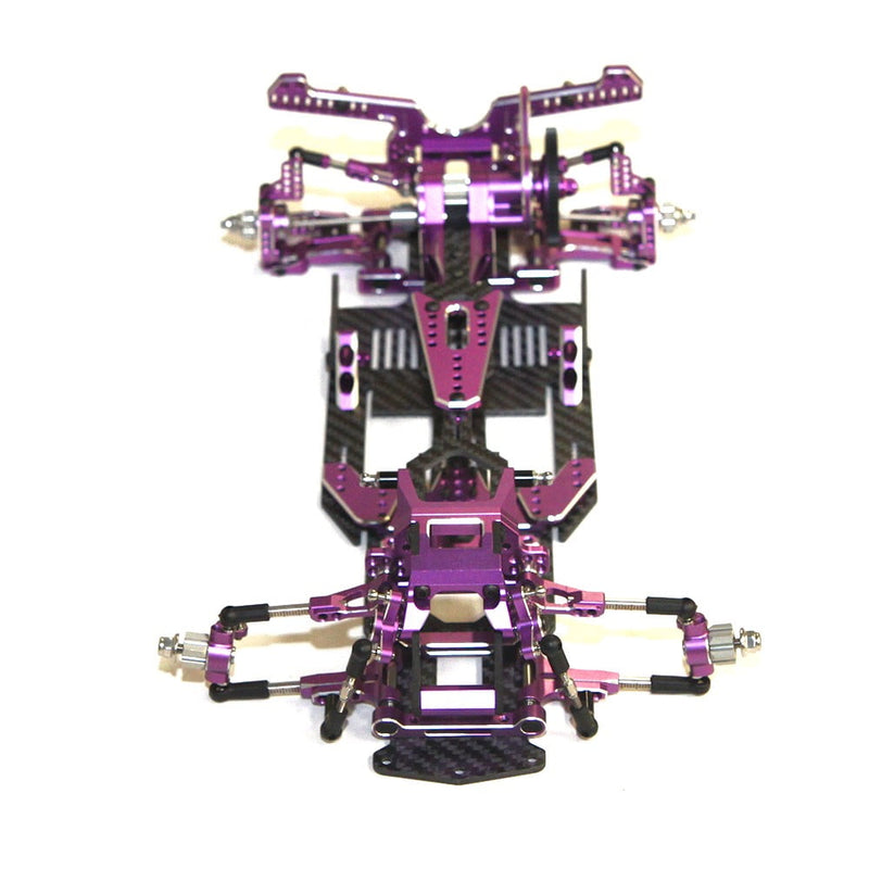 Rhino Racing SHARK FINAL FORM - FACTORY ASSEMBLED CHASSIS KIT (PURPLE) RR-2000P