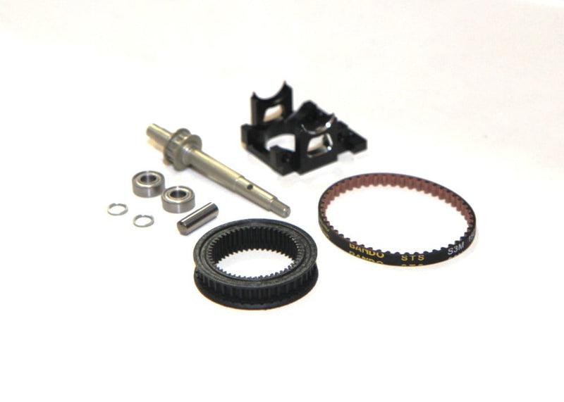 Rhino Racing BELT DRIVE CONVERSION KIT for SHARK TRANSMISSION (BLACK) RR-825B