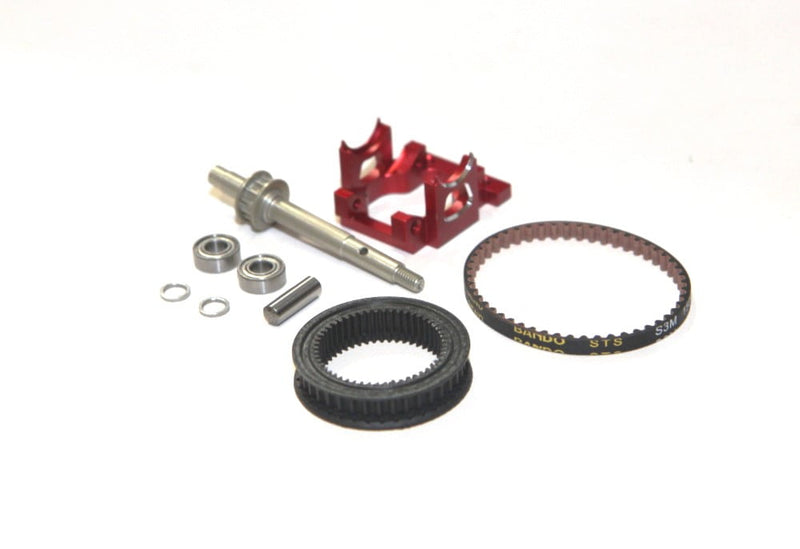 Rhino Racing BELT DRIVE CONVERSION KIT for SHARK TRANSMISSION (RED) RR-825R