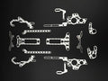 Rhino Racing RTS 1/24 SILVER CARBON FIBER CHASSIS KIT - RTS-620