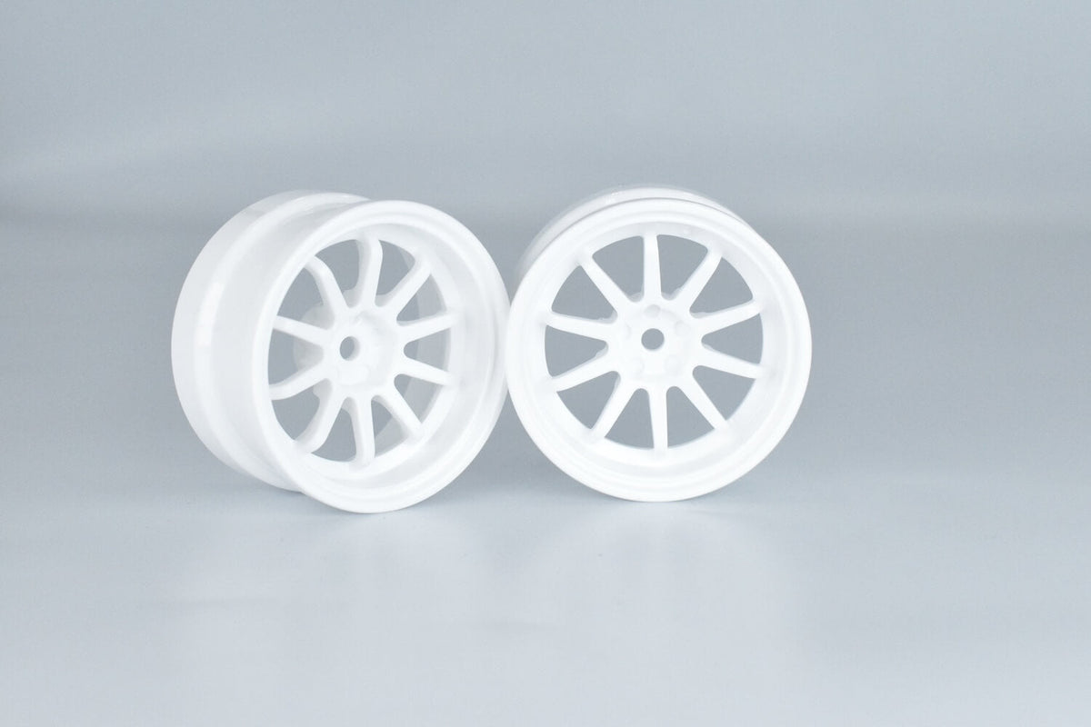 Reve D Competition Drift Wheel "VR10" White (Offset 6mm, 2pcs) RW-VR10W6