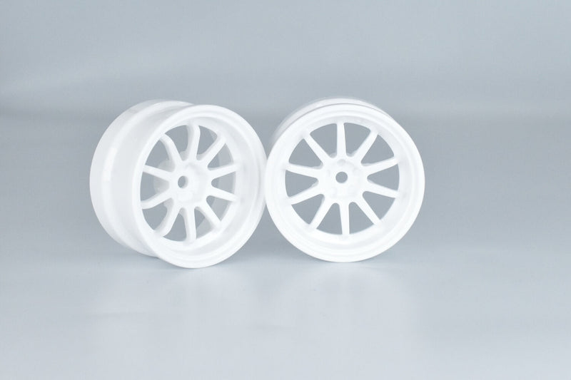 Reve D Competition Drift Wheel "VR10" White (Offset 6mm, 2pcs) RW-VR10W6