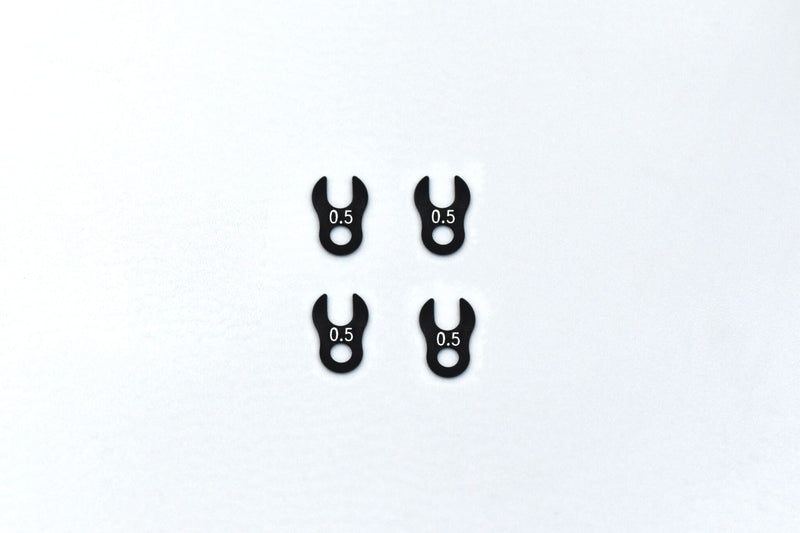 Reve D Alu. Crab Spacer Set 0.5mm (1hole X 4) RC-KS105