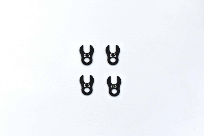 Reve D Alu. Crab Spacer Set 0.5mm (1hole X 4) RC-KS105