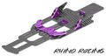 Rhino Racing Shark Lower Carbon Plate (Purple) For YD2 - RR-800P