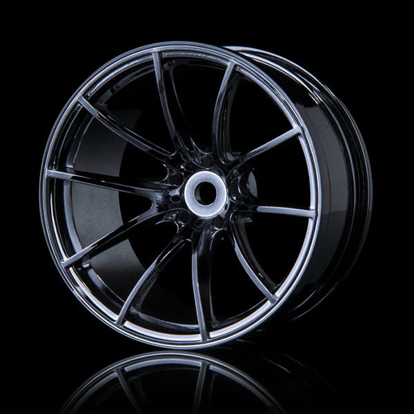 MST Silver Black G25 wheel (+11) (4) 102054SBK