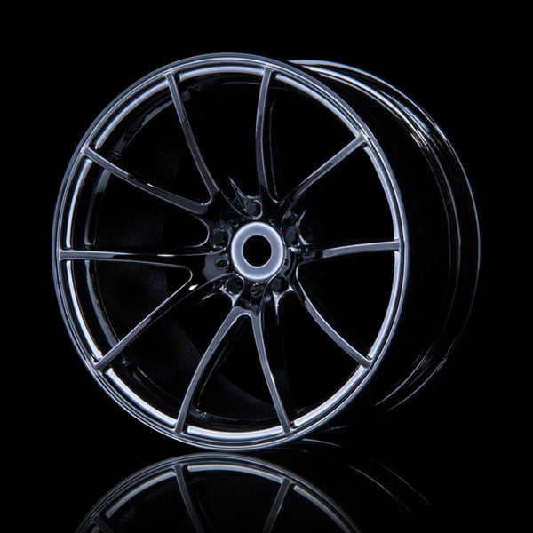 MST Silver Black G25 wheel (+5) (4) 102052SBK