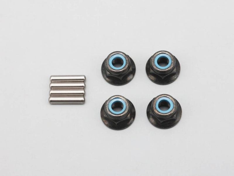 Yokomo Wheel Hub Pin & Nut (4pcs each) SD-011A