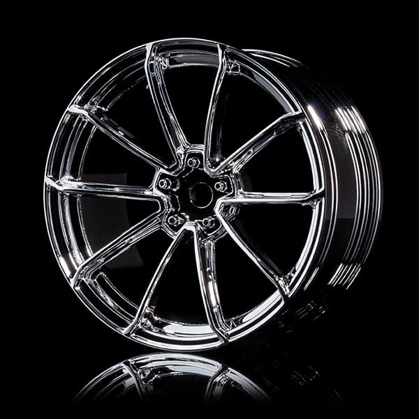 MST Silver GTR wheel (+7) (4) 102077S