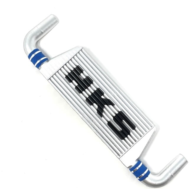 SL1D3 Customs Branded Silver Intercooler - SL1D3-010
