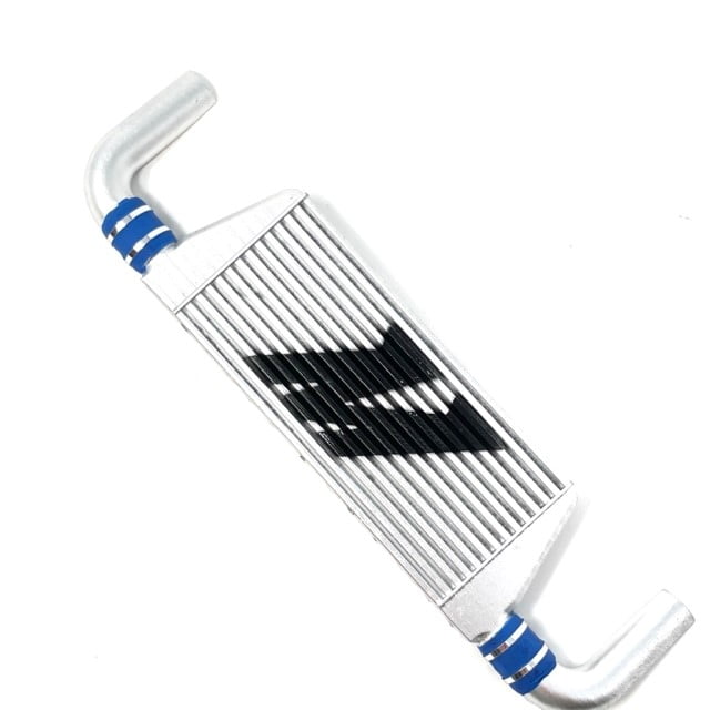 SL1D3 Customs Branded Silver Intercooler - SL1D3-011