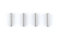 Reve D M3 Nylon aluminium Nut Thin type, Black (4pcs) RC-N3NAB