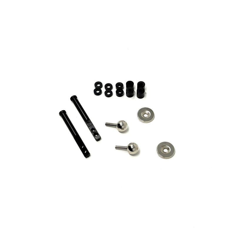 RCKO Rear Body Mount Set V2 BLACK - RCKO-LBKV2