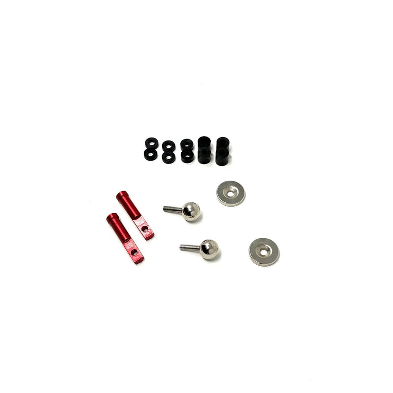 RCKO Front Body Mount Set V2 RED - RCKO-SRV2