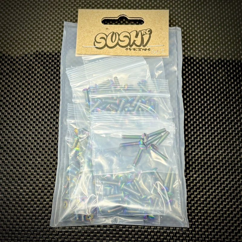 Sushi Screws RDX Ti Oil Slick (Rainbow) SUS-002