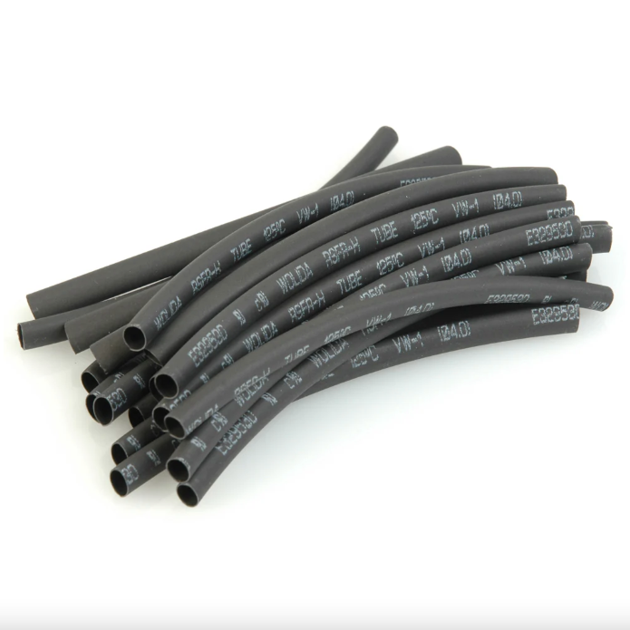 Heatshrink 5.0mm dia Black - 20pcs
