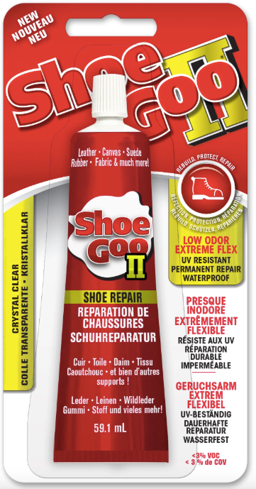 Shoe Goo II (2) UK approved Shoe Repair Glue 59.1ml