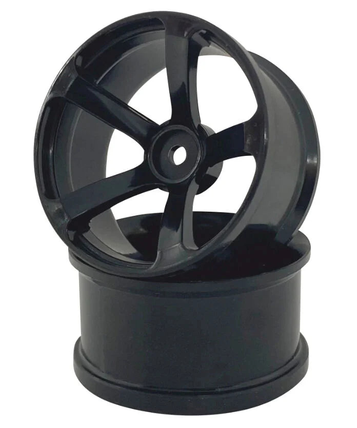 TOPLINE DRS-5 High Traction Type (deep face) Offset 8 Black - TDW-0813BK