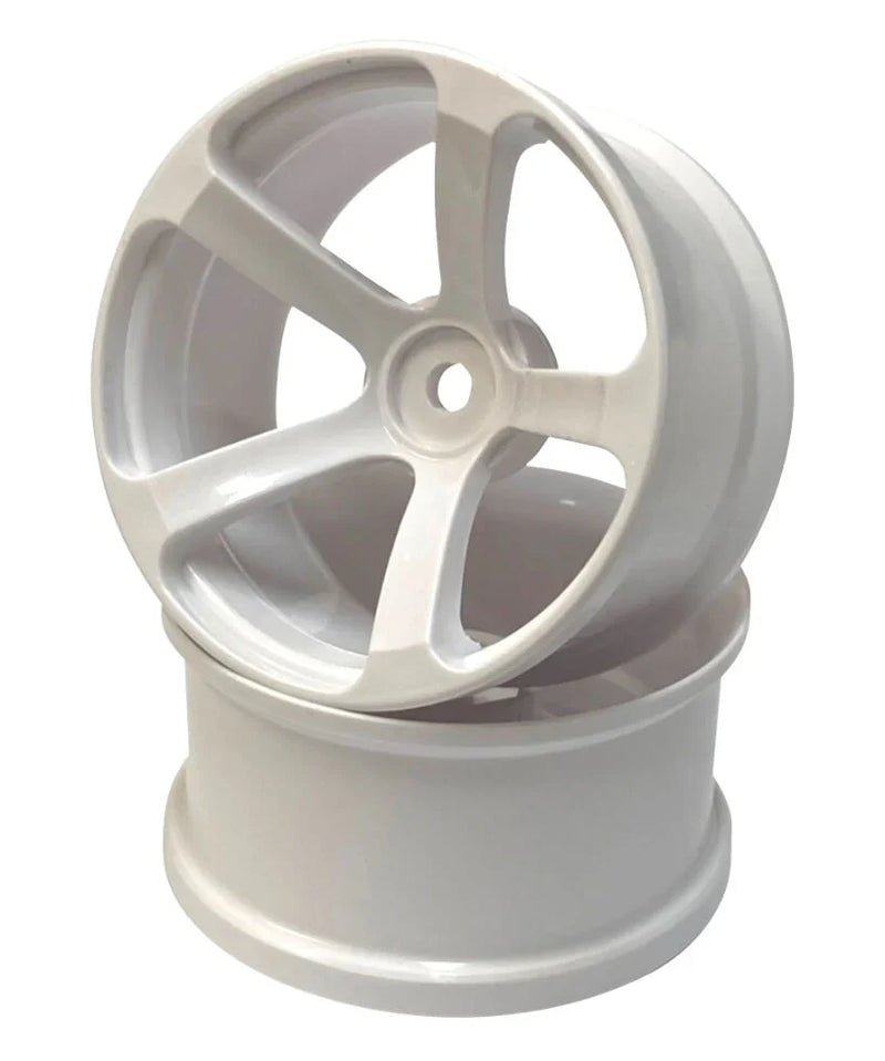 TOPLINE DRS-5 WHEEL HIGH TRACTION TYPE (deep face) offset 8 WHITE - TDW-0813WH