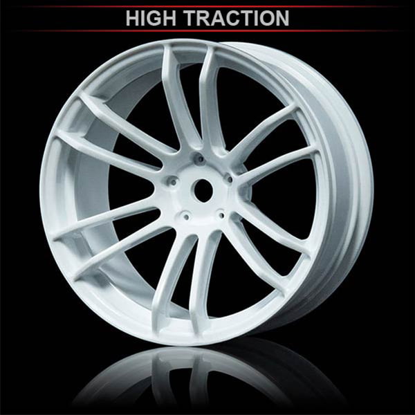 MST White TSP high traction wheel (+5) (4) 832063HTW