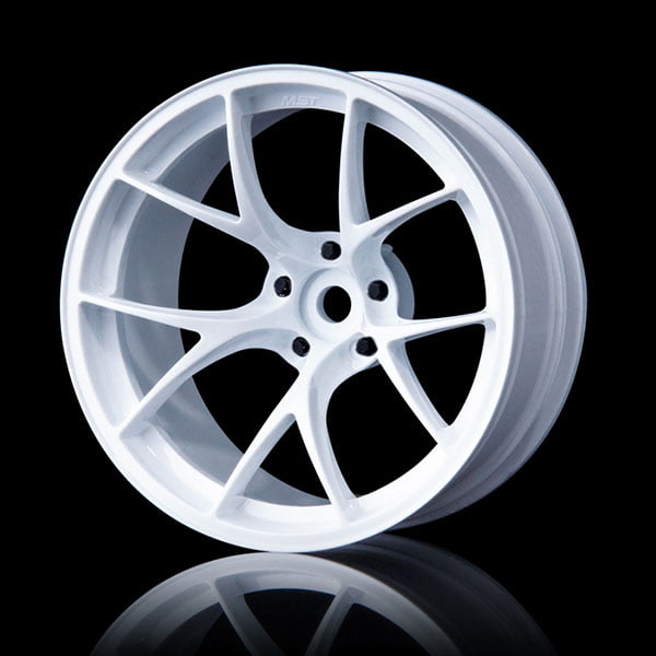 MST White RID wheel (+11) (4) 832044W