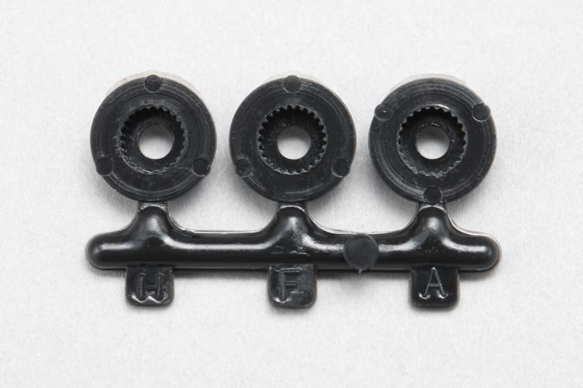 Yokomo YD-2ZX Aluminum Clamp Type Servo Horn Resin Parts (for Sanwa/KO/Futaba) Y2-204Z-1