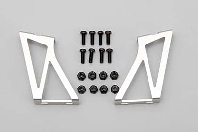 Yokomo Aluminum Wing Stay (Silver) for Drift Car - D-056
